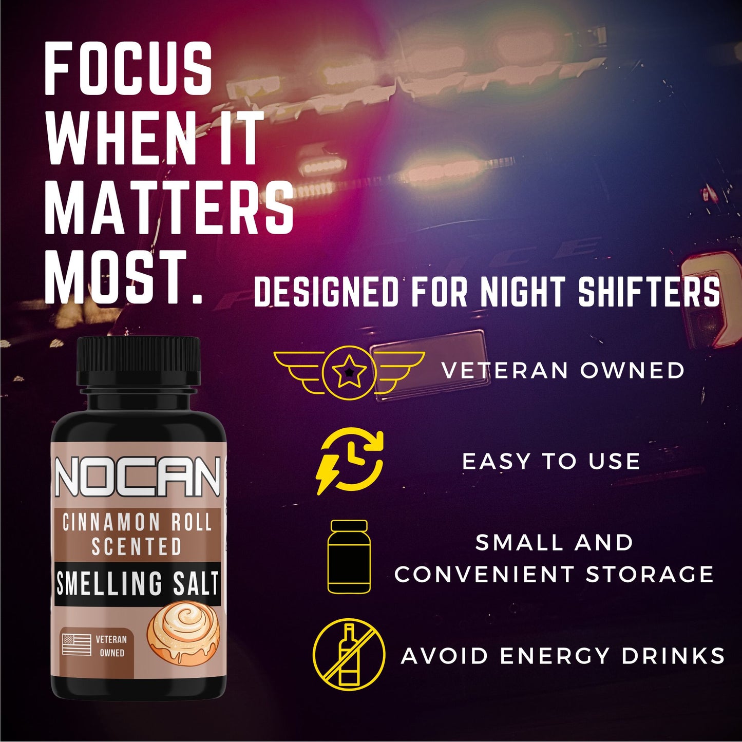 NOCAN Cinnamon Roll Unactivated Smelling Salts