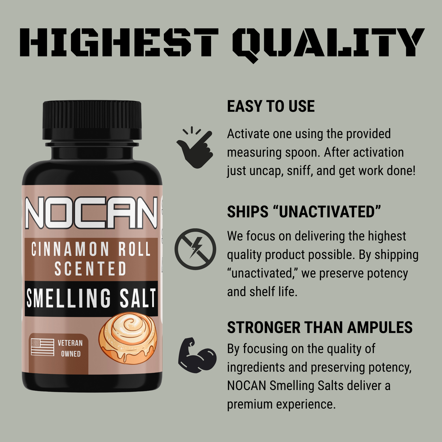 NOCAN Smelling Salts - Cinnamon Roll